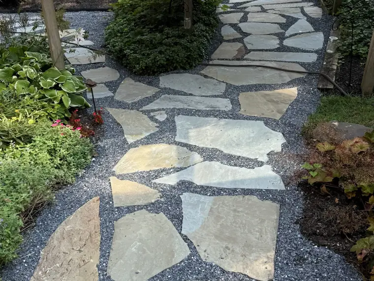 Landscaping and hardscaping work by Jamatte Landscaping in Baltimore County, Maryland
